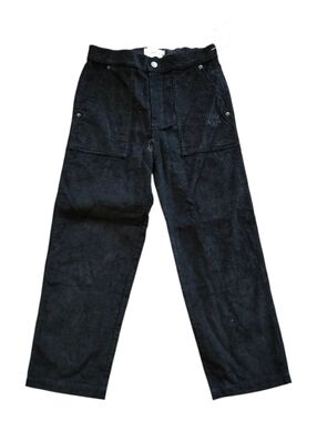 Honor the Gift Black Corduroy Amp'd Chore Workwear Pants Teens 14